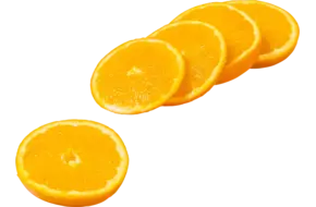 Sinaasappels plak 4mm met schil bak 1kg